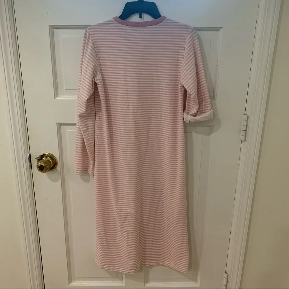 Pajamagrams Women’s Striped Convertible Sleeve Nightgown Size X‎ Small